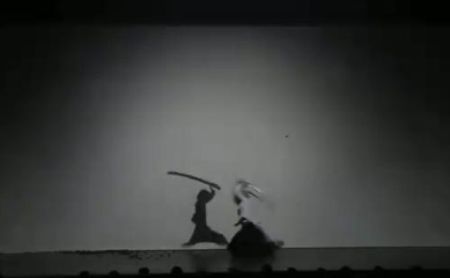 The Shadow Fighting Samurai - бой с тенью, самурая (1 фото + 1 видео)