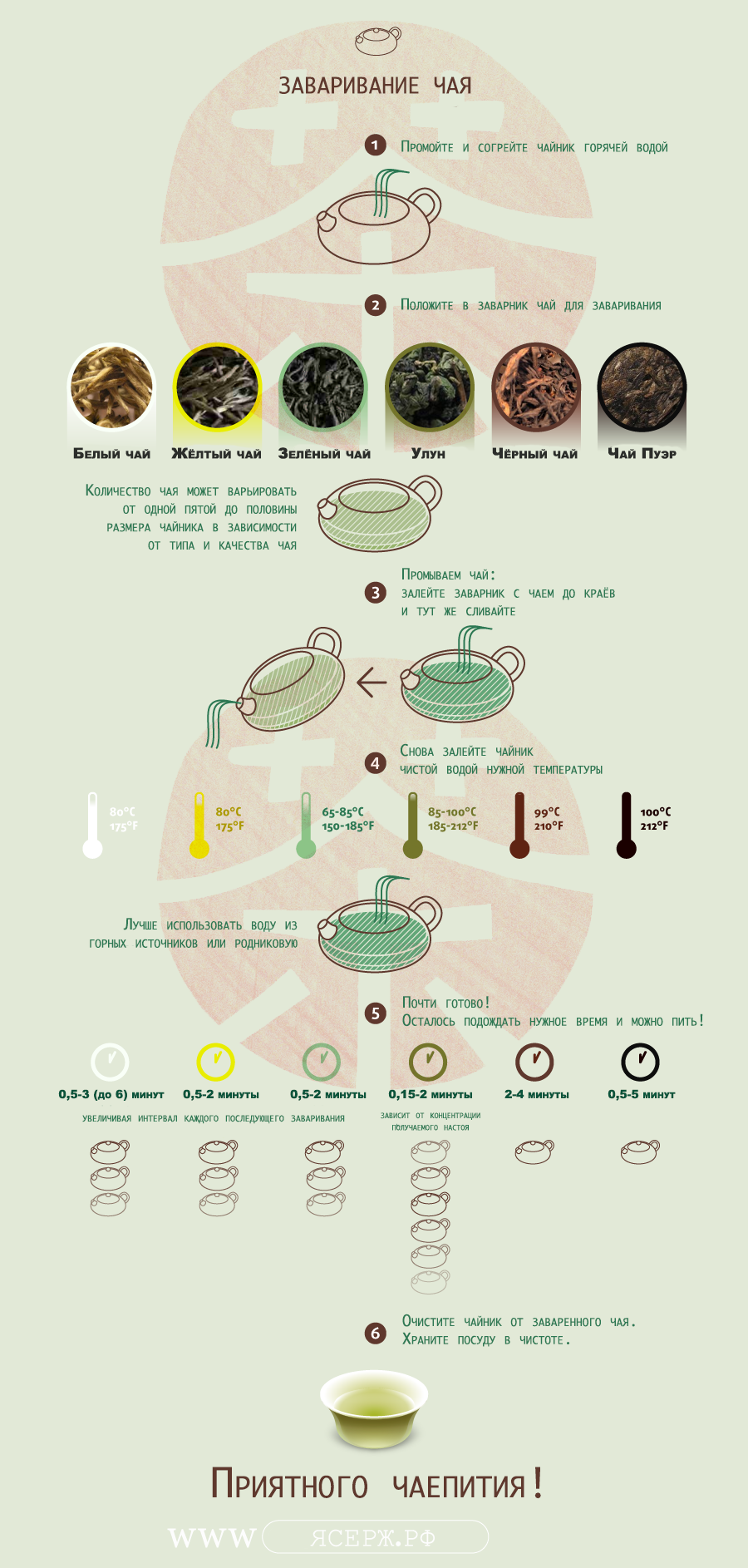 Инструкция как заваривать чай