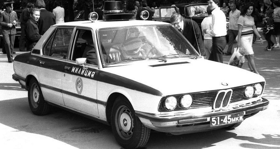 BMW советской милиции